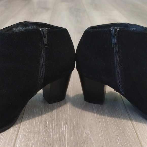 Black Suede Ankle Boots - Picture 9 of 13
